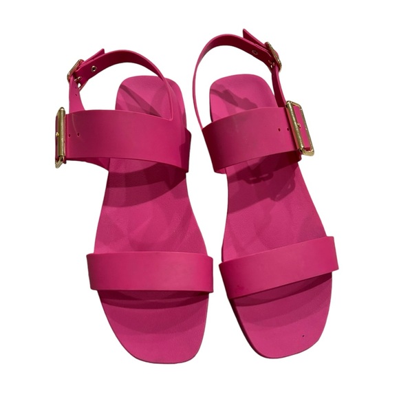 Bared Footwear "Sanderlings" vegan leather sandals in raspberry size EU40/10 - Picture 2 of 7